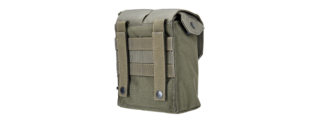 Flyye Industries MOLLE M249 200rd Drum Magazine Pouch (RANGER GREEN) - Click Image to Close