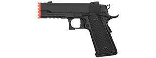 Golden Eagle IMF 3308 Hi Capa Semi-Auto GBB Metal Pistol w/ Integrated Muzzle Break (Color: Black)