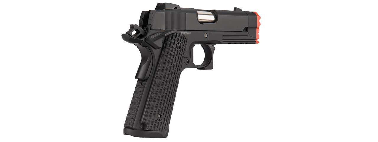 Golden Eagle IMF 3308 Hi Capa Semi-Auto GBB Metal Pistol w/ Integrated Muzzle Break (Color: Black)