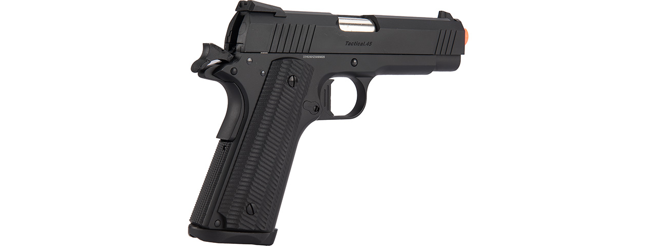 Golden Eagle 3329 OPS-Tactical 1911 Hi-Capa Gas Blowback Airsoft Pistol (BLACK) - Click Image to Close