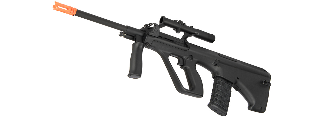 GHK AUG A1 Gas Blowback Airsoft Rifle (BLACK) - Click Image to Close