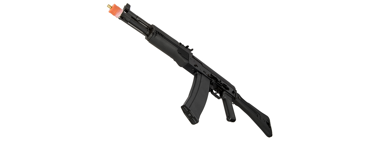 GHK AK74 GK105 Metal Receiver Gas Blowback Airsoft Rifle (BLACK) - Click Image to Close