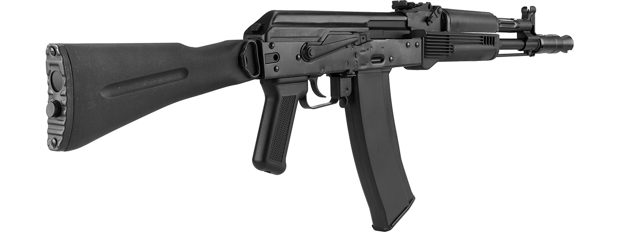 GHK AK74 GK105 Metal Receiver Gas Blowback Airsoft Rifle (BLACK) - Click Image to Close