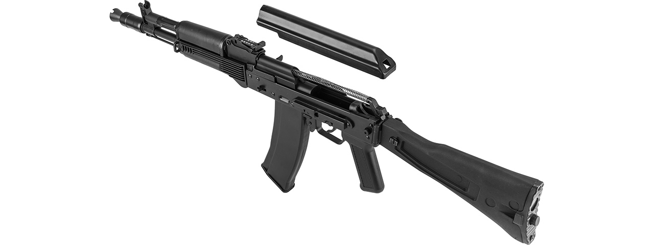 GHK AK74 GK105 Metal Receiver Gas Blowback Airsoft Rifle (BLACK) - Click Image to Close