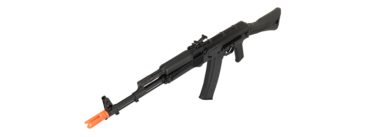 GHK AK74 AKS-74MN Metal Receiver Gas Blowback Airsoft Rifle (BLACK) - Click Image to Close