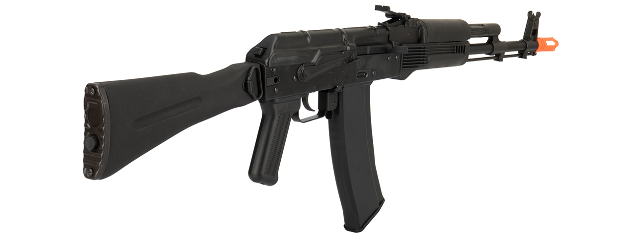 GHK AK74 AKS-74MN Metal Receiver Gas Blowback Airsoft Rifle (BLACK)