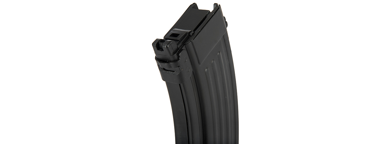 GHK 40rd Metal AK Gas Magazine for Airsoft Rifles (BLACK) - Click Image to Close