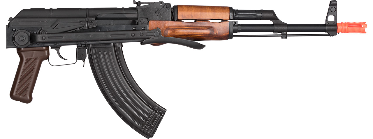 GHK AK GKMS Gas Blowback AKMS Airsoft Rifle (WOOD) - Click Image to Close