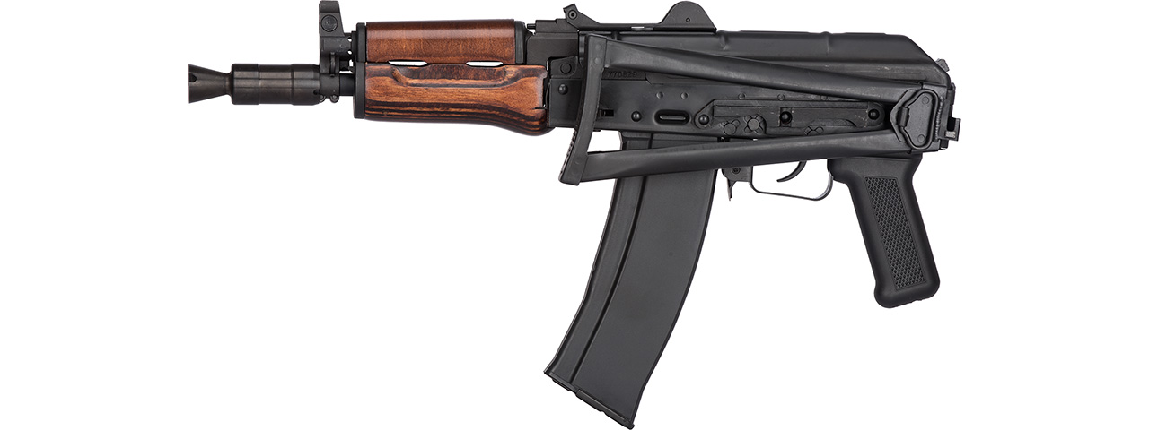 GHK AK GKS74U Gas Blowback AK74U Airsoft Rifle (WOOD) - Click Image to Close