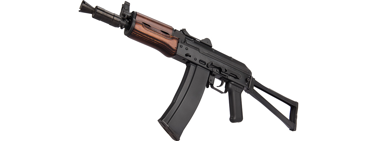 GHK AK GKS74U Gas Blowback AK74U Airsoft Rifle (WOOD)