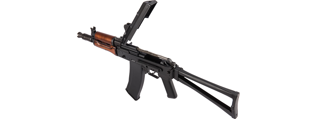 GHK AK GKS74U Gas Blowback AK74U Airsoft Rifle (WOOD)