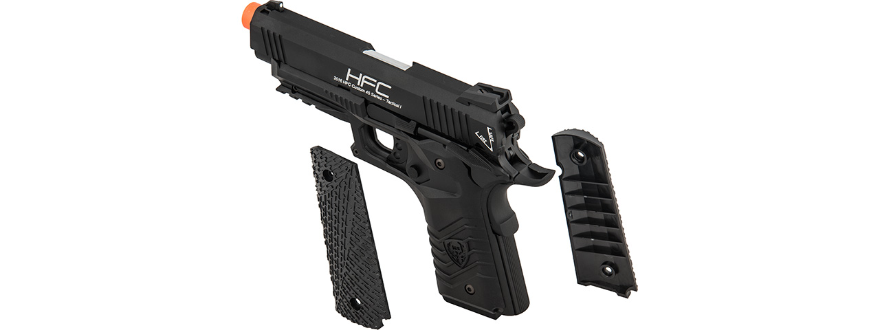 HFC HG-171 Tactical 1911 Gas Blowback Pistol (BLACK)