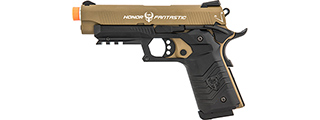 HFC Honor Fantastic 1911 Gas Blowback Pistol (TAN / BLACK)