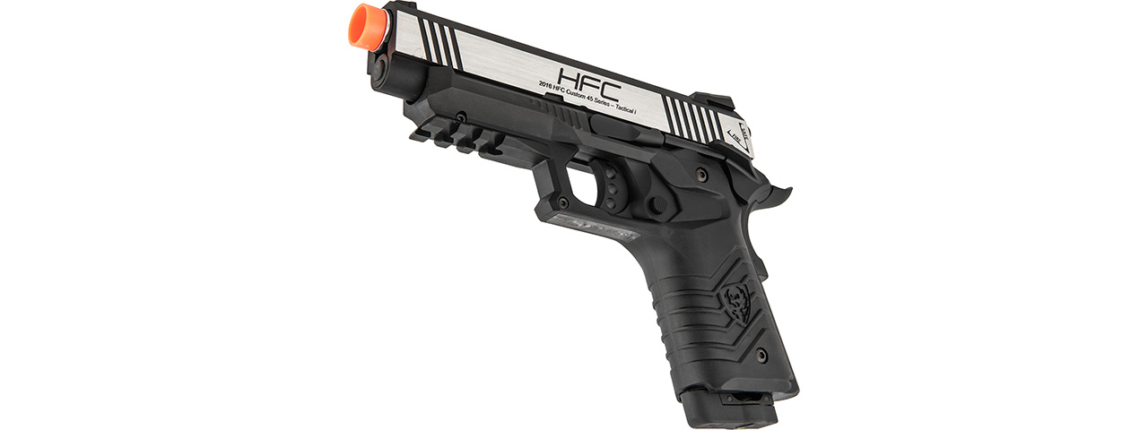 HFC HG-171 Tactical 1911 CO2 Blowback Pistol (BLACK/SILVER)