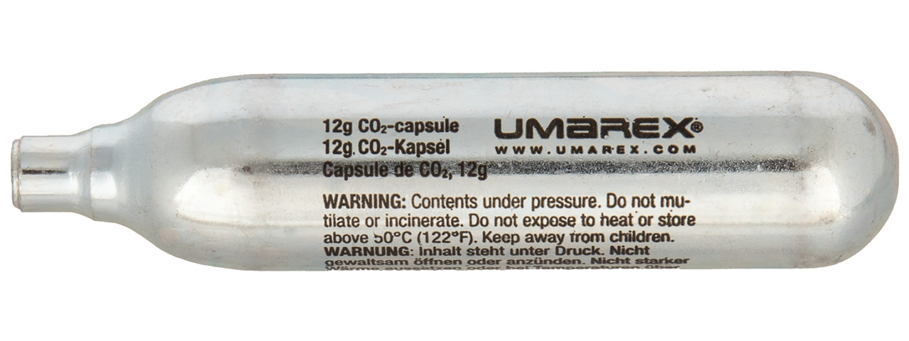 Umarex 12g CO2 Cartridges for Airsoft / Air Guns [12 Pack]
