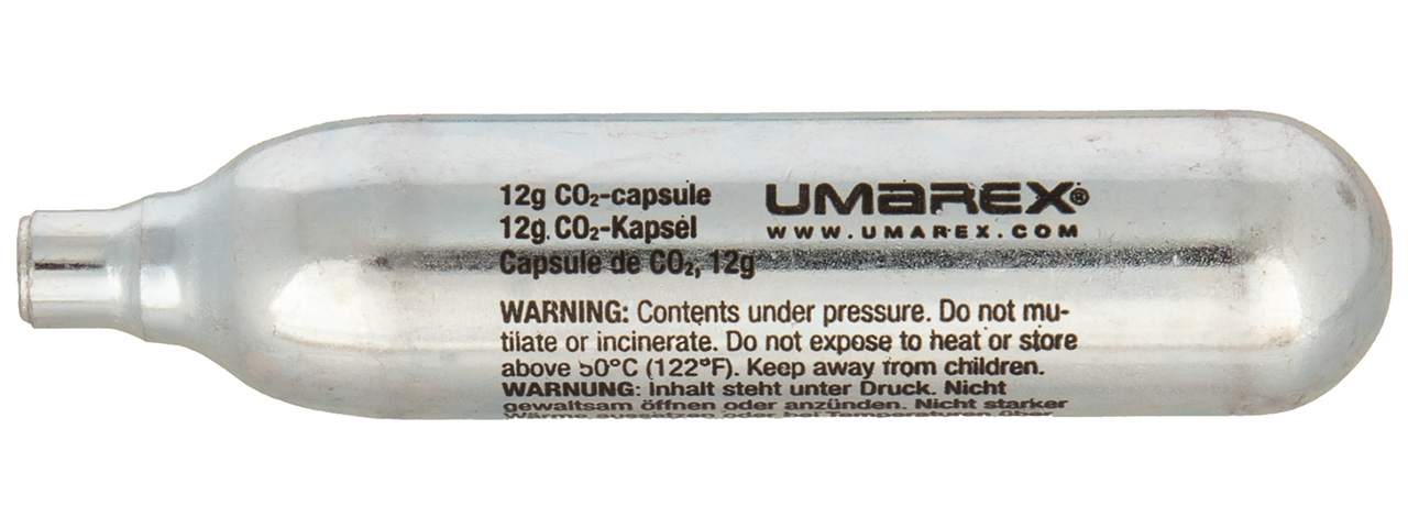 Umarex 12g CO2 Cartridges for Airsoft / Air Guns [12 Pack] - Click Image to Close