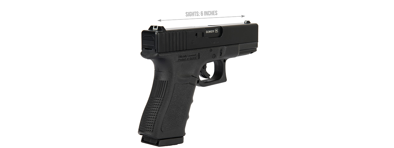 Umarex Licensed Glock 19 CO2 Non-Blowback Air Gun Pistol