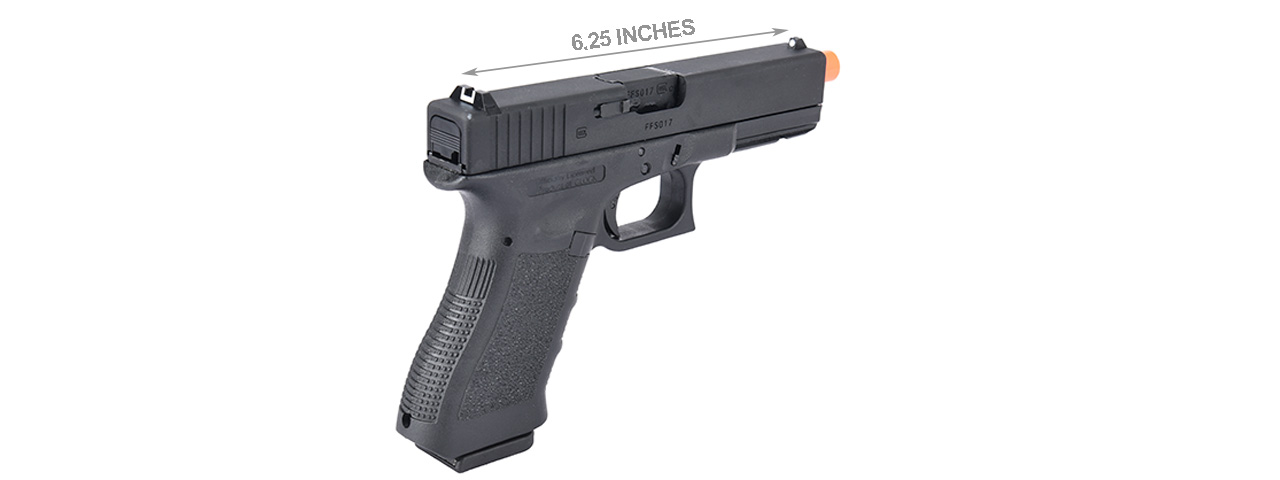 Elite Force Licensed Gen 3 Glock 17 Gas Blowback Airsoft Pistol (Color: Black) - Click Image to Close