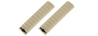 15-Slot Handguard RIS Rail Cover Panels Set of 2 (TAN)