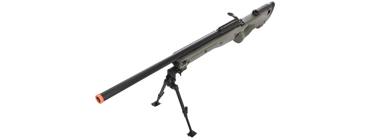 AGM MK96 Bolt Action Sniper Rifle w/ Bipod (OD GREEN) - Click Image to Close