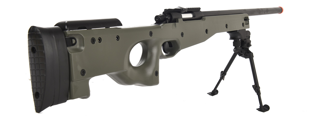 AGM MK96 Bolt Action Sniper Rifle w/ Bipod (OD GREEN) - Click Image to Close