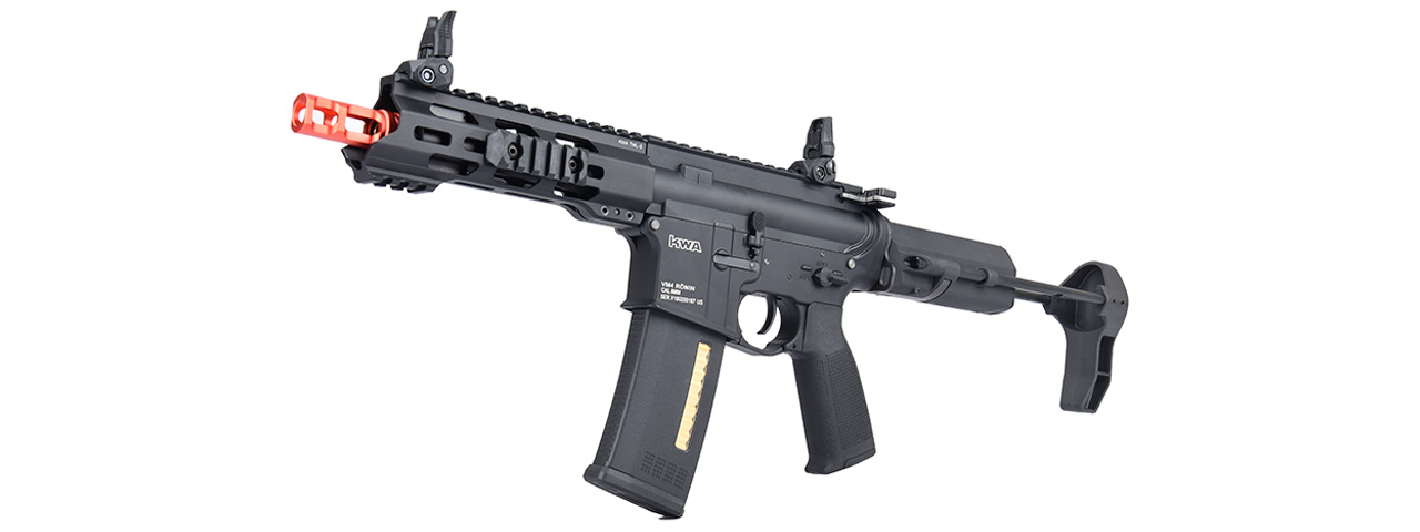 KWA Ronin T6 PDW Airsoft AEG Rifle (BLACK)