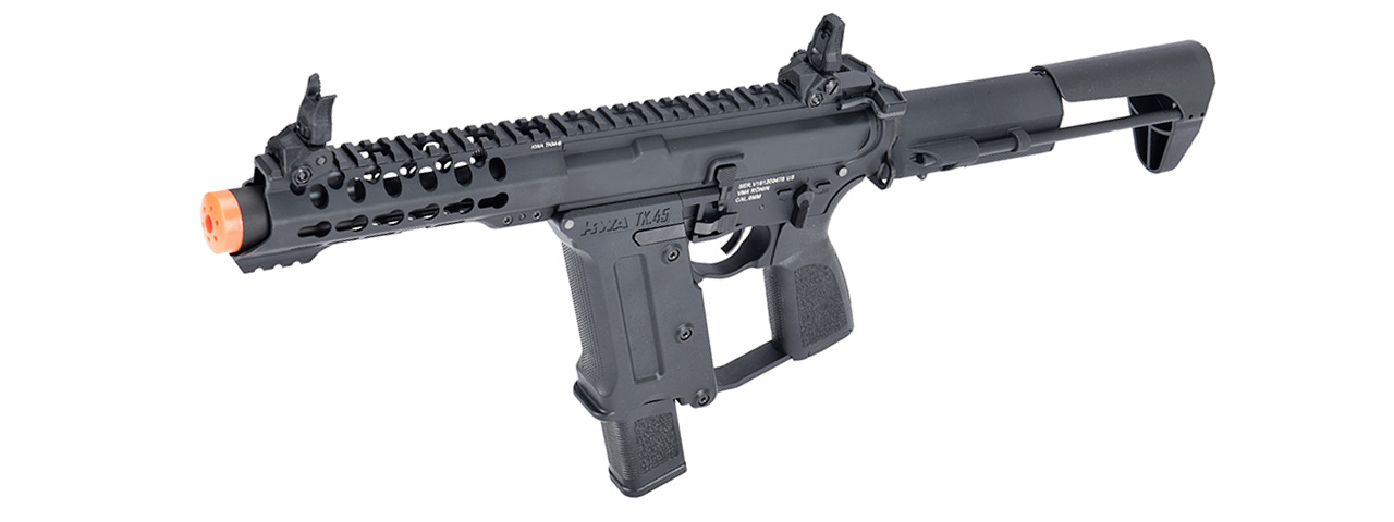 KWA Ronin "TEKKEN" TK.45C AEG2.5 Airsoft Rifle [Adjustable FPS] (BLACK) - Click Image to Close