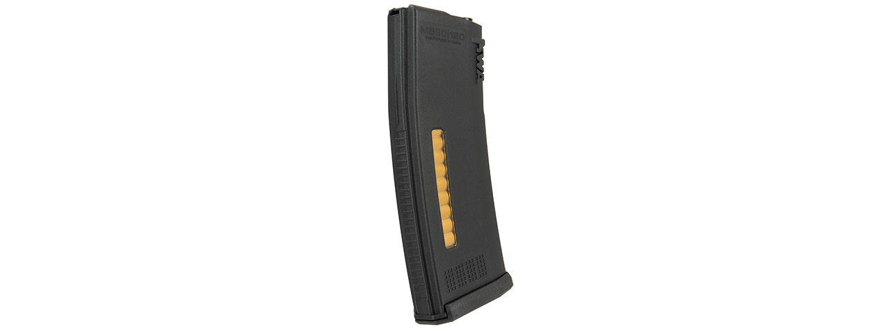 KWA 30/120rd MS120C Mid Capacity Airsoft Rifle Magazine (BLACK) - Click Image to Close