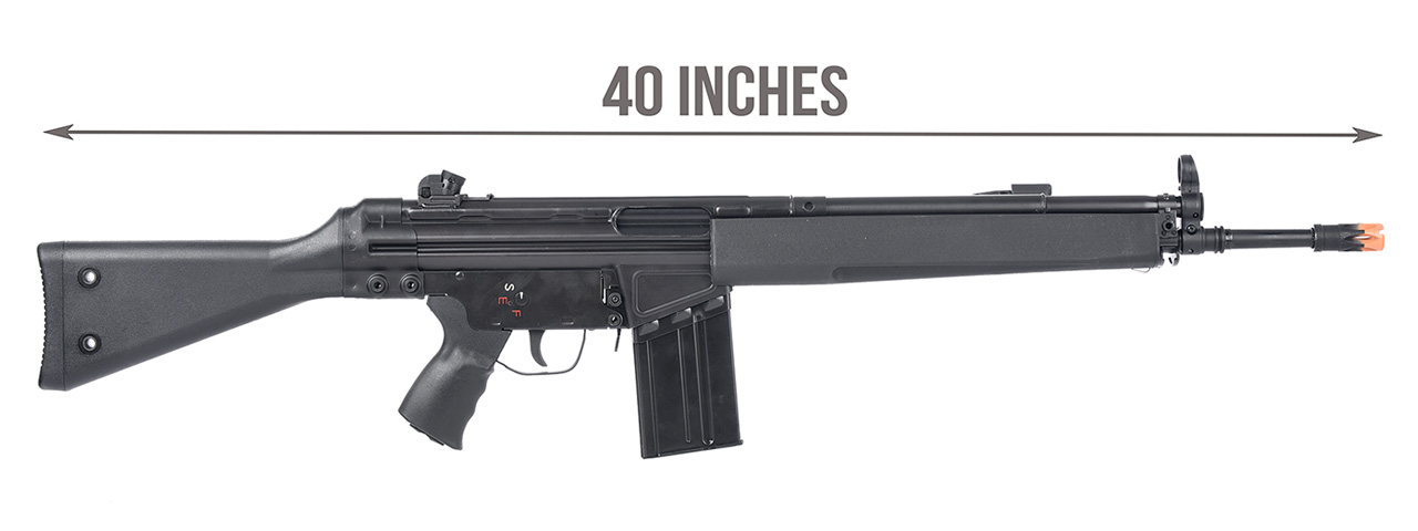 LCT LC-3A3 Full Size AEG Airsoft Rifle with Wide Handguard (Color: Black) - Click Image to Close