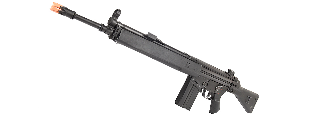 LCT LC-3A3 Full Size AEG Airsoft Rifle with Wide Handguard (Color: Black) - Click Image to Close