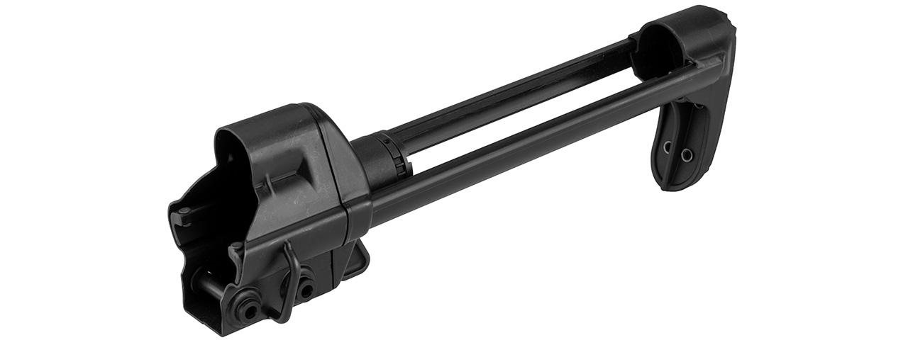 LCT A3 G3 AEG Airsoft Rifle Retractable Stock (BLACK) - Click Image to Close