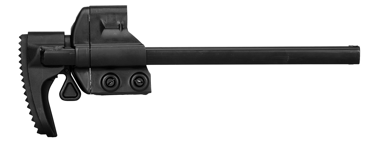 LCT A3 G3 AEG Airsoft Rifle Retractable Stock (BLACK) - Click Image to Close