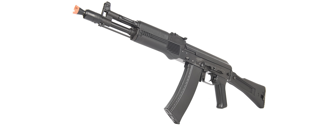 LCT Airsoft AK104 Steel AEG Airsoft Rifle w/ Folding Stock (Black)