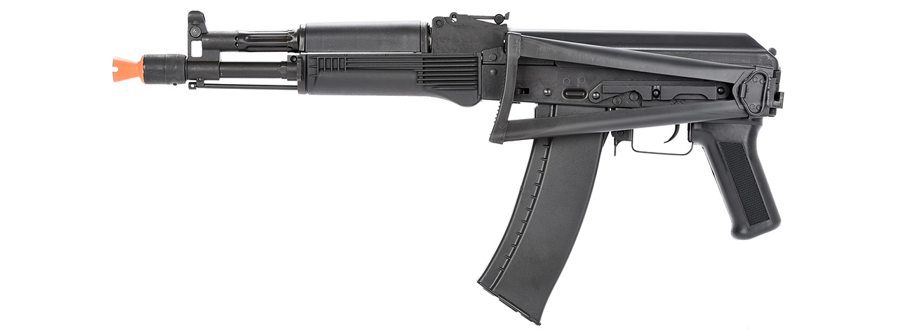 LCT Airsoft AK105 Steel AEG Airsoft Rifle w/ Folding Stock (Black)