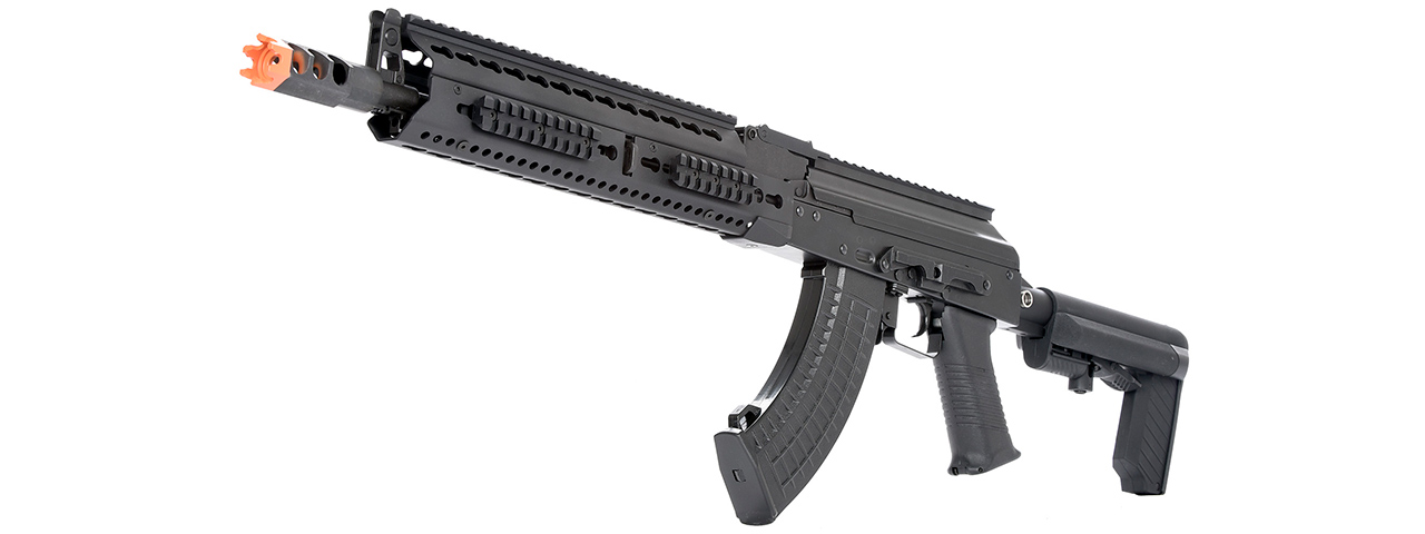 LCT Steel 13.5" KeyMod AK AEG Airsoft Rifle (Black)