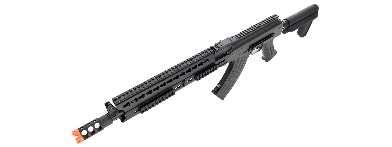 LCT Steel 13.5" KeyMod AK AEG Airsoft Rifle (Black)