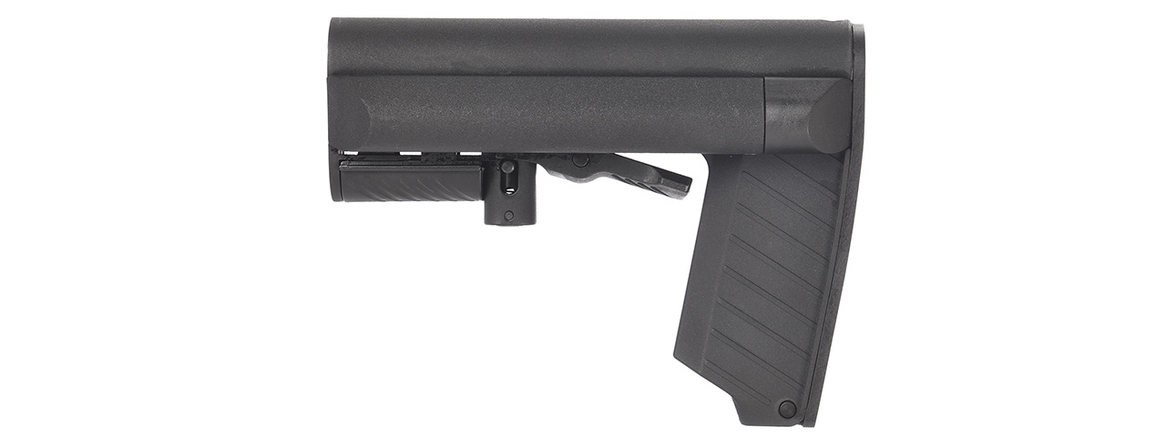 LCT Airsoft LTS Adjustable M4 Rifle Stock (BLACK) - Click Image to Close
