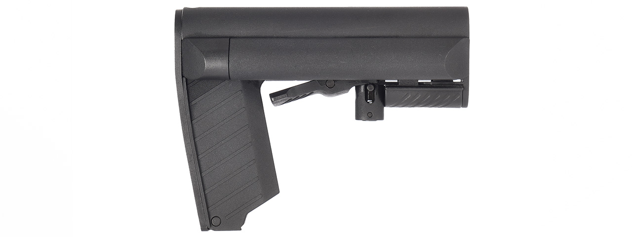 LCT Airsoft LTS Adjustable M4 Rifle Stock (BLACK) - Click Image to Close