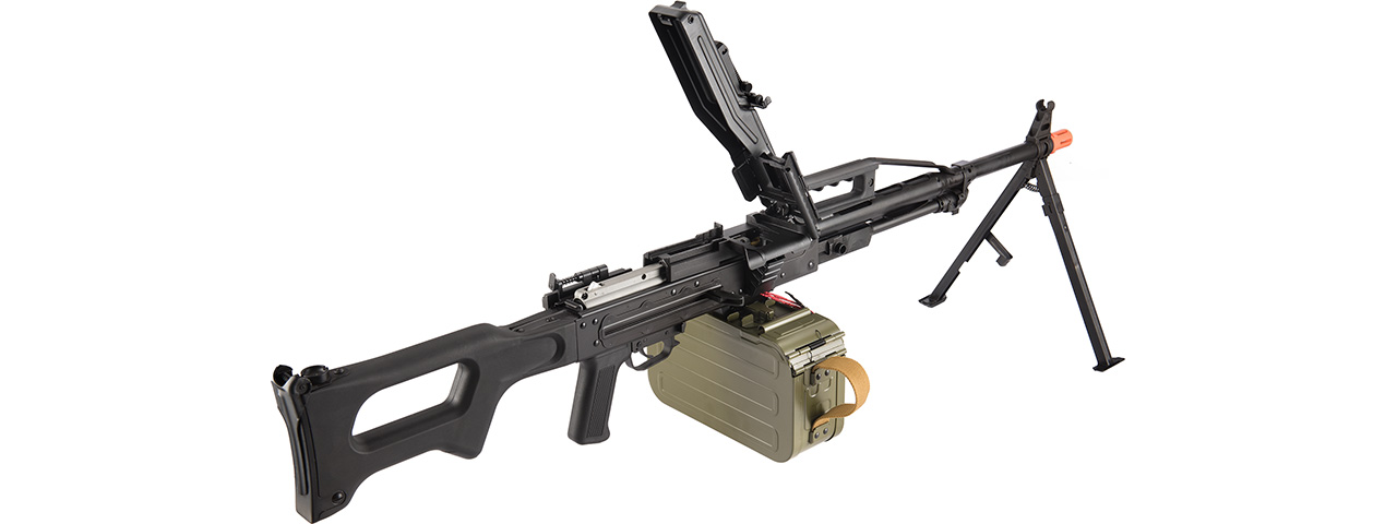LCT PKP Airsoft AEG Light Machine Gun (Black)