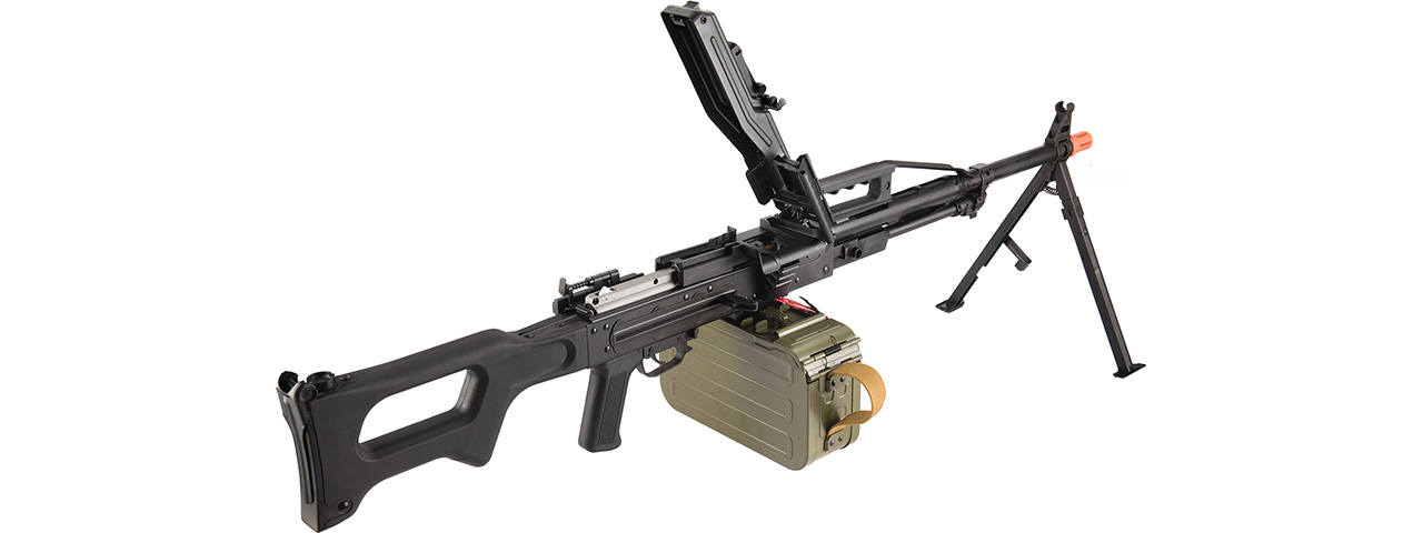 LCT PKP Airsoft AEG Light Machine Gun (Black) - Click Image to Close