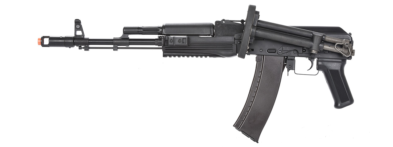 LCT Airsoft STK-74 Tactical AK AEG Rifle (Black) - Click Image to Close