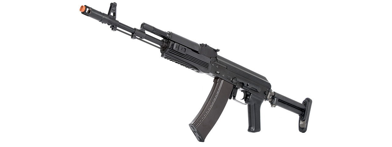 LCT Airsoft STK-74 Tactical AK AEG Rifle (Black) - Click Image to Close