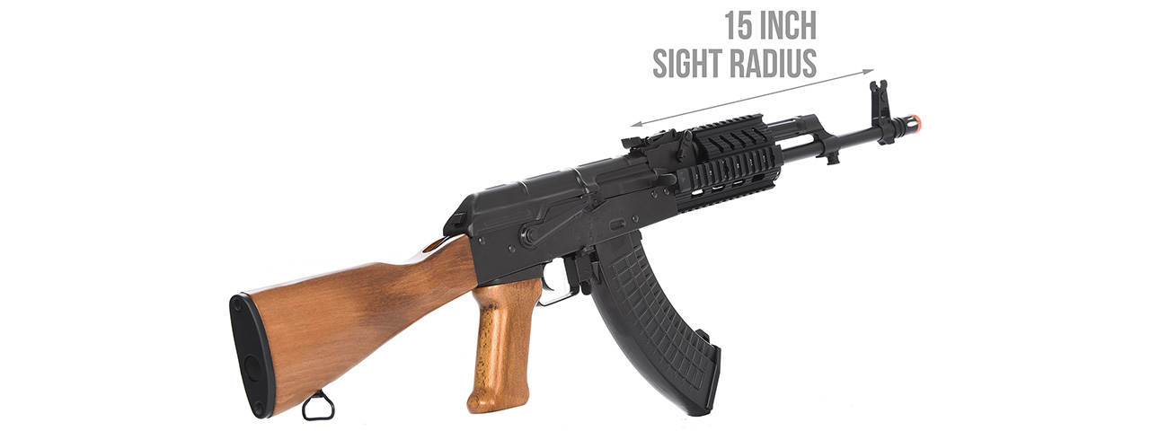 LCT Airsoft TX-63 / AK-63 RIS AEG Rifle (Real Wood) - Click Image to Close