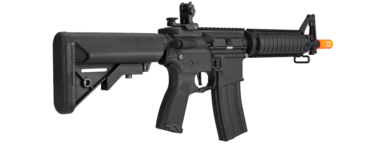 Lancer Tactical Hybrid Gen 2 MK18 MOD 0 CQB Airsoft AEG Rifle (Color: Black) - Click Image to Close