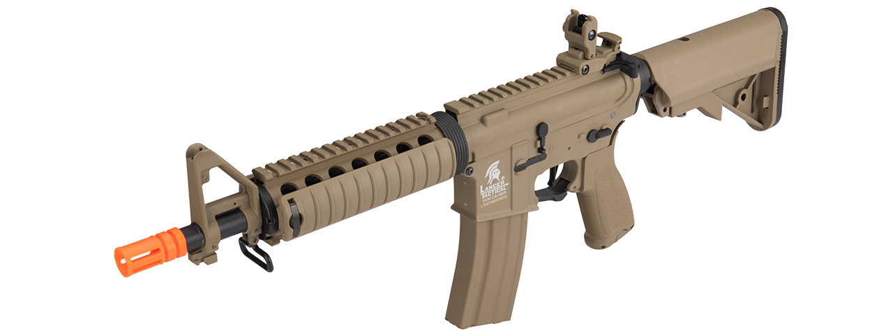 Lancer Tactical LT-02 Hybrid Gen 2 MK 18 MOD 0 CQB AEG [HIGH FPS] (TAN) - Click Image to Close