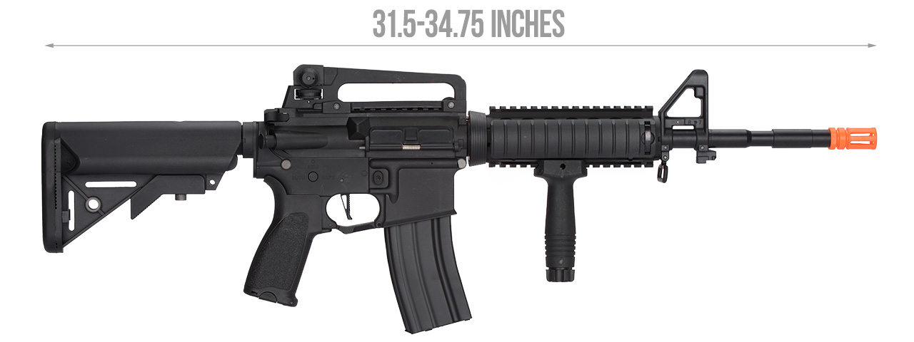 Lancer Tactical LT-04 Hybrid Gen 2 M4 RIS Airsoft AEG (Color: Black) - Click Image to Close