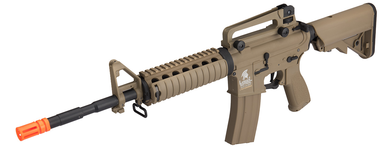 Lancer Tactical LT-04 Hybrid Gen 2 M4 RIS Airsoft AEG [HIGH FPS] (TAN) - Click Image to Close