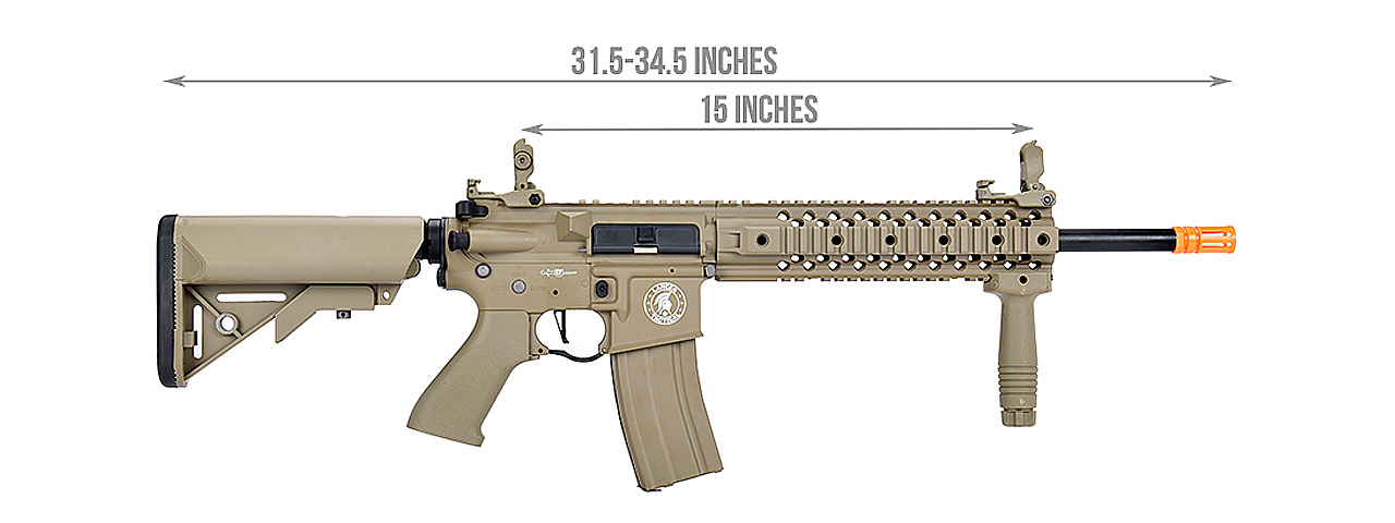 Lancer Tactical Low FPS Gen 2 Proline M4 Evo Airsoft AEG Rifle (Color: Tan) - Click Image to Close