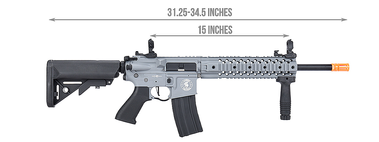 Lancer Tactical Gen 2 Proline M4 Evo Airsoft AEG Rifle (Color: Gray) - Click Image to Close