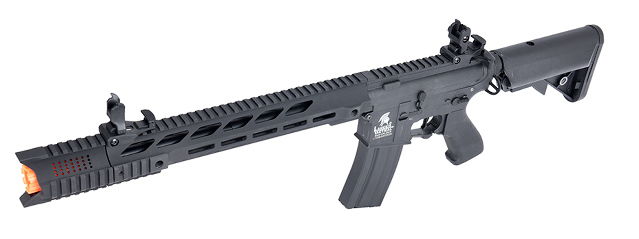 Lancer Tactical Hybrid Gen 2 SPR Interceptor Airsoft AEG Rifle (Color: Black)
